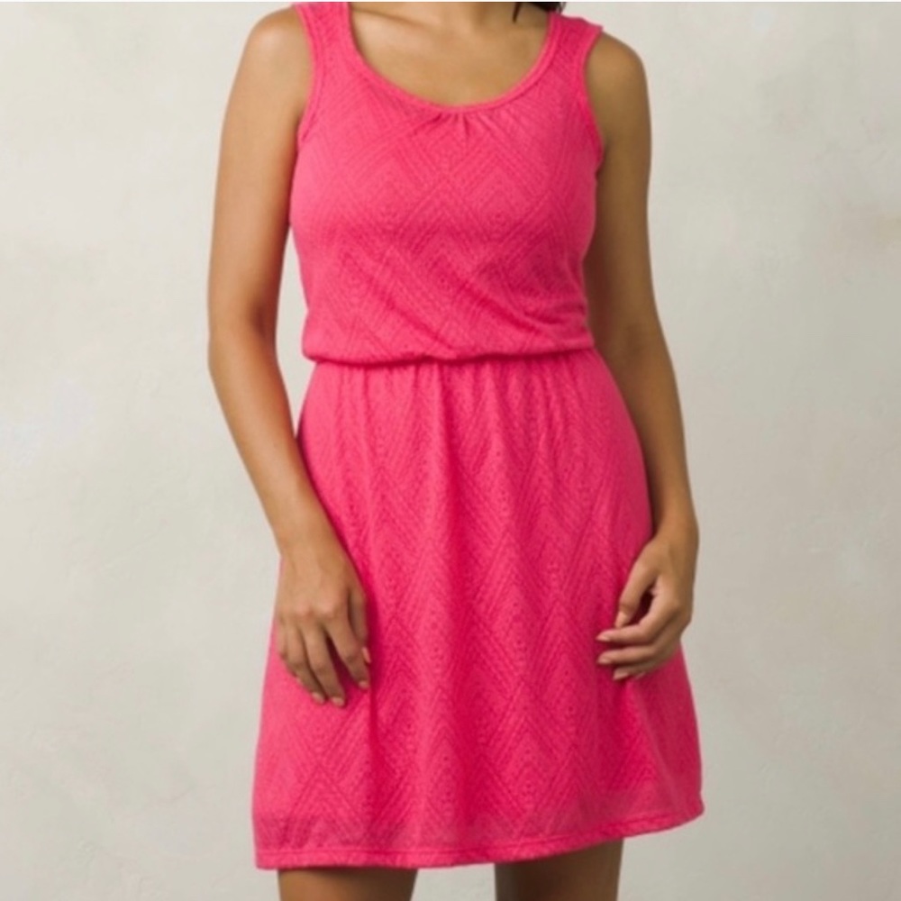 NEW Prana Mika Dress Cosmo Pink Copa Small S